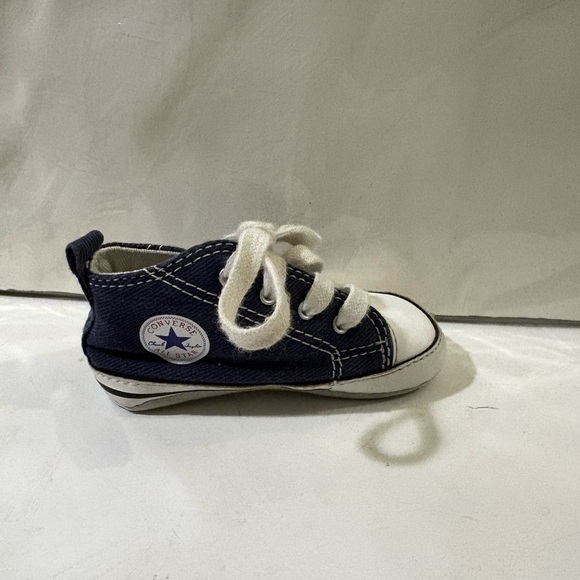 Baby chuck Taylor  Navy and White Sneakers bay size 3 - Picture 7 of 10